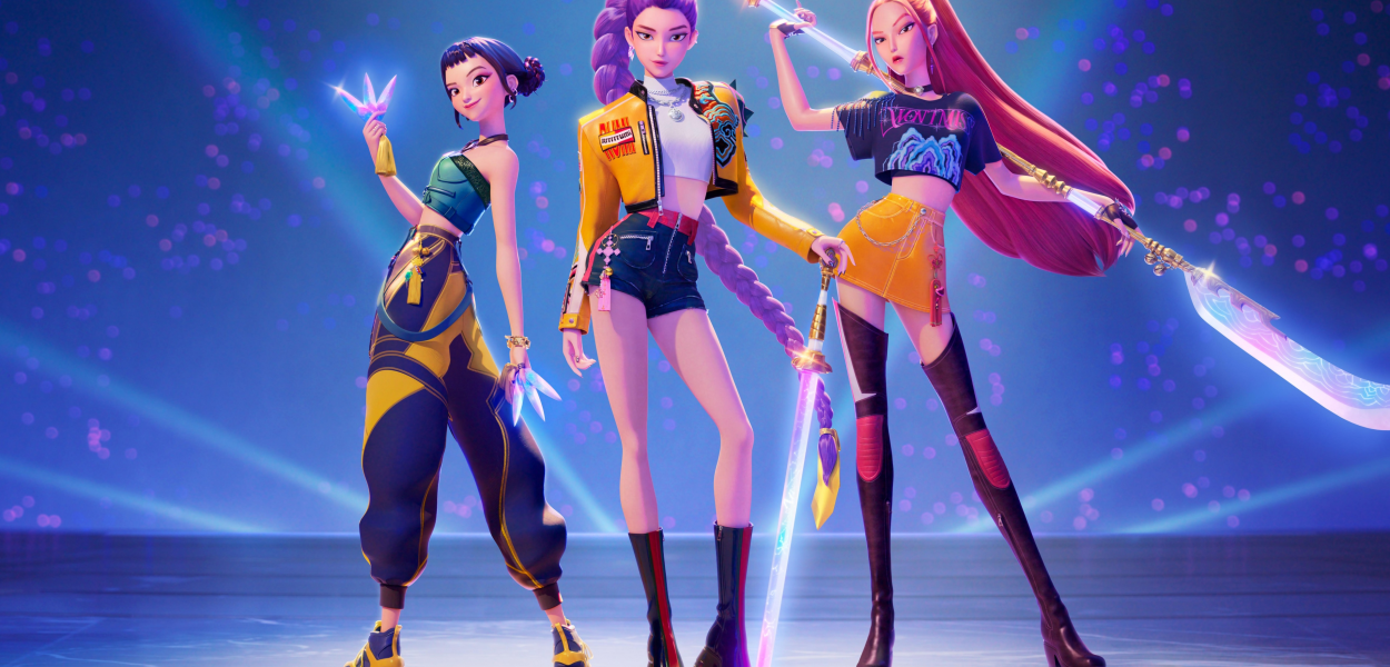 “KPop Demon Hunters” estreia com força na Netflix e conquista público com mistura de K-pop, fantasia e ação